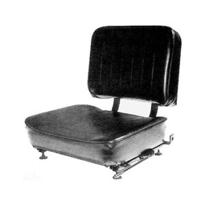 Bucket Seat with Straight Back