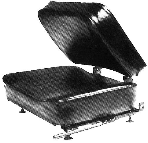 Bucket Seat with folding back